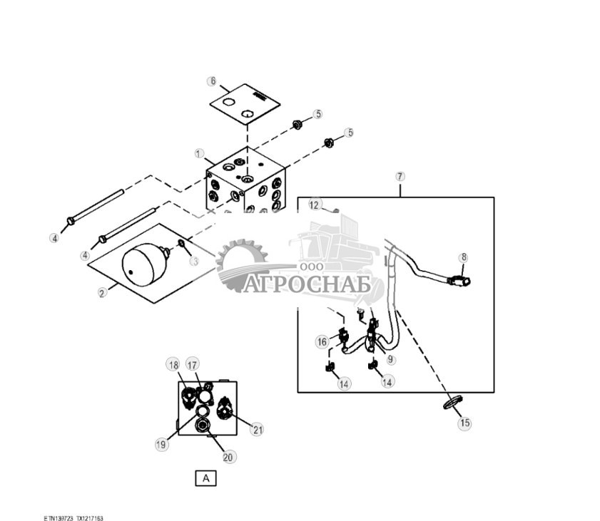 Клапан выбора схемы включения сервоуправления (PEPS) (329328 - ) - ST923619 569.jpg